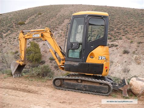 27c mini excavator|john deere 27zts.